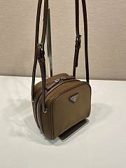 Fortok Prada leather shoulder bag Brown 15x14x11cm - 2