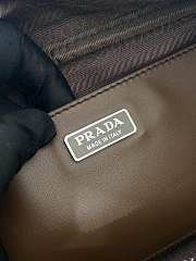 Fortok Prada leather shoulder bag Brown 28x11.5x10cm - 6