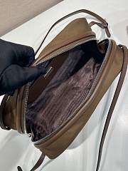 Fortok Prada leather shoulder bag Brown 28x11.5x10cm - 3