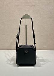 Fortok Prada leather shoulder bag Black 15x14x11cm - 1
