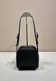 Fortok Prada leather shoulder bag Black 15x14x11cm - 2