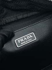 Fortok Prada leather shoulder bag Black 28x11.5x10cm - 5