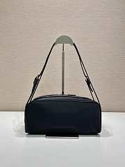 Fortok Prada leather shoulder bag Black 28x11.5x10cm - 4