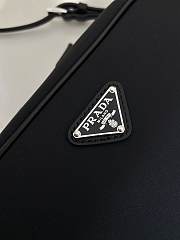 Fortok Prada leather shoulder bag Black 28x11.5x10cm - 2