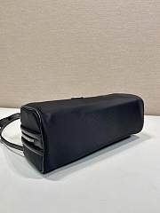 Fortok Prada leather shoulder bag Black 28x11.5x10cm - 3
