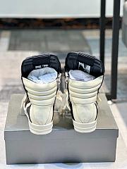 Fortok Rick Owens GeoBasket Cow Fur high-top sneakers Black - 6