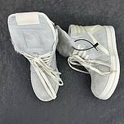 Fortok Rick Owens GeoBasket Cow Fur high-top sneakers Grey - 3