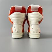 Fortok Rick Owens Geobasket high-top sneakers Fur Orange - 6