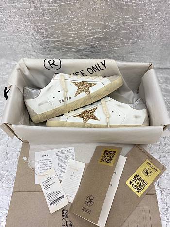 Fortok Golden Goose Super-Star sneaker Glitter White