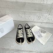 Fortok Maison Margiela Tabi low-top canvas sneakers black - 1
