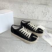 Fortok Maison Margiela Tabi low-top canvas sneakers black - 5