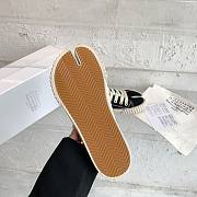 Fortok Maison Margiela Tabi low-top canvas sneakers black - 2