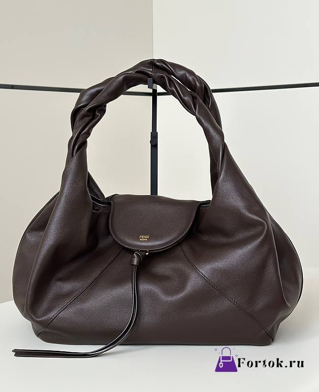 Fortok Fendi Spy Large bag Dark Brown 48/20/22cm - 1