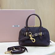 Forotk Miu Miu Aventure Nappa Leather Bag Dark Brown 21 x 13,2 x 8cm - 5
