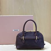 Forotk Miu Miu Aventure Nappa Leather Bag Dark Brown 21 x 13,2 x 8cm - 4