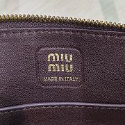 Forotk Miu Miu Aventure Nappa Leather Bag Dark Brown 21 x 13,2 x 8cm - 2
