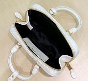 Fortok Miu Miu Arcadie Matelassé Nappa Leather Mini-bag White 19x10x5cm - 3