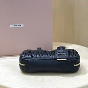 Fortok Miu Miu Arcadie Matelassé Nappa Leather Mini-bag Black 19x10x5cm - 5