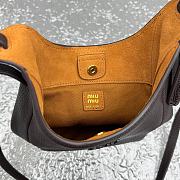 Fortok Miu Miu leather bucket bag Chocolate dark brown 16x8x25cm - 2