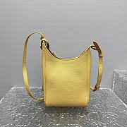 Fortok Miu Miu leather bucket bag Yellow 16x8x25cm - 3