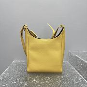 Fortok Miu Miu leather bucket bag Yellow 23x12x32cm  - 3