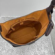 Fortok Miu Miu leather bucket bag Chocolate Dark Brown 23x12x32cm  - 3