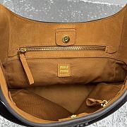 Fortok Miu Miu leather bucket bag Chocolate Dark Brown 23x12x32cm  - 2