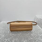 Fortok Miu Miu Madras leather shoulder bag Brown 19x7x10cm - 6