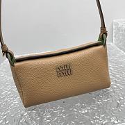 Fortok Miu Miu Madras leather shoulder bag Brown 19x7x10cm - 3