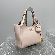 Fortok Miu Miu leather handbag Light Pink 26x13x17cm  - 5