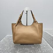Fortok Miu Miu leather handbag Brown 26x13x17cm  - 2