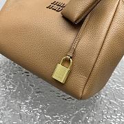Fortok Miu Miu leather handbag Brown 26x13x17cm  - 3