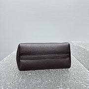 Fortok Miu Miu leather handbag Dark Chocolate Brown 26x13x17cm  - 5