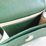 Fortok Jacquemus Le Bello leather Bag Green 12cm - 4