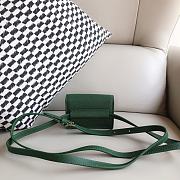 Fortok Jacquemus Le Bello leather Bag Green 12cm - 2