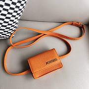 Fortok Jacquemus Le Bello leather Bag Orange 12cm - 1