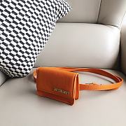 Fortok Jacquemus Le Bello leather Bag Orange 12cm - 6