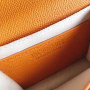 Fortok Jacquemus Le Bello leather Bag Orange 12cm - 5