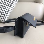Fortok Jacquemus Le Bello leather Bag Black 12cm - 6