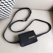 Fortok Jacquemus Le Bello leather Bag Black 12cm - 1