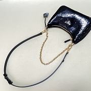 Fortok Prada Re-Edition Re-Nylon and Sequin Black 23X13X6.5cm - 3