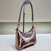 Fortok Prada Re-Edition Re-Nylon and Sequin Pink 23X13X6.5cm - 5