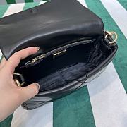 Fortok Prada System nappa leather patchwork shoulder bag Black 24x15x7.5cm - 6