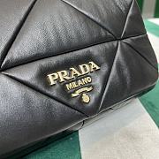 Fortok Prada System nappa leather patchwork shoulder bag Black 24x15x7.5cm - 2