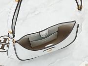 Fortok Tory Burch Robinson Shoulder Bag White 20x27x7cm - 2