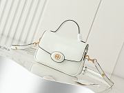 Fortok Tory Burch T Robinson Small Top-handle Bag White 19x14x6cm - 1