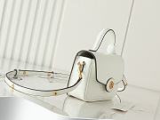 Fortok Tory Burch T Robinson Small Top-handle Bag White 19x14x6cm - 5