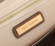 Fortok Tory Burch T Monogram Jacquard Tote Bag Brown 29*23*14cm - 4