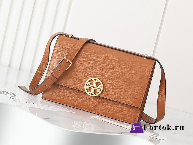 Fortok Tory Burch Miller Shoulder Bag in Brown 24*9.5*6cm - 1