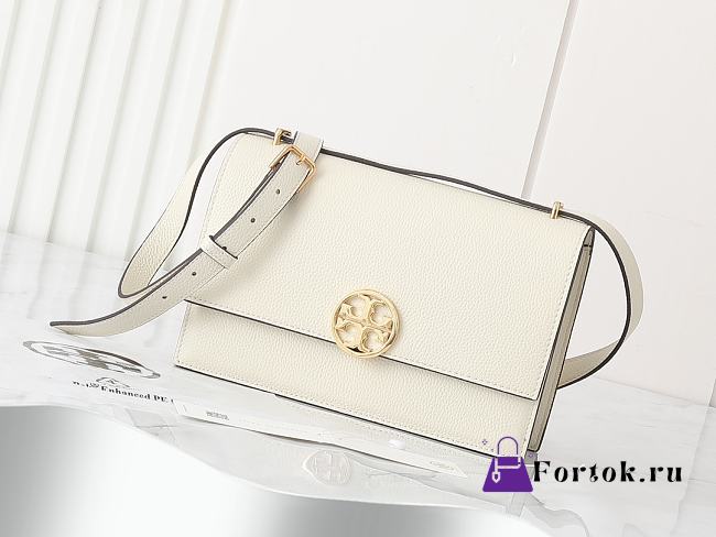 Fortok Tory Burch Miller Shoulder Bag in White 24*9.5*6cm - 1
